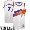 kevin johnson phoenix suns 7 throwback swingman jersey white